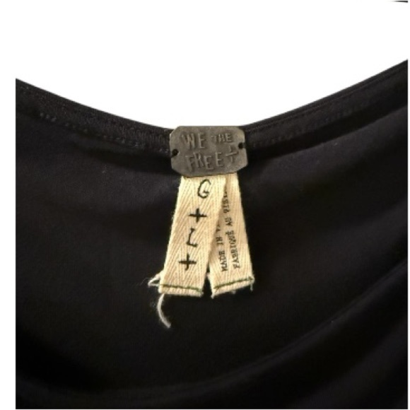 FREE PEOPLE | We The Free Birds Of Paradise Stretch-jersey Top In Black - Picture 6 of 6